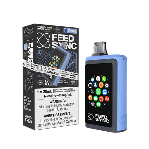 Feed Sync Disposable Vape - 25K - Arctic Blue Razz