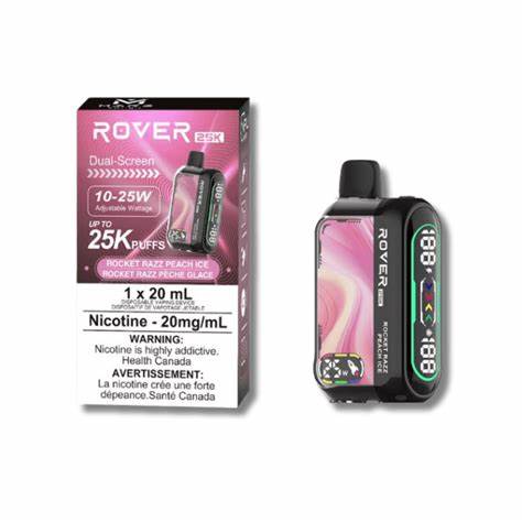 Marz Rover Disposable Vape - 25K - Rocket Razz Peach Ice