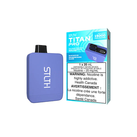 Stlth Titan Pro Disposable Vape - 15,000 Puffs - Blue Razz Ice