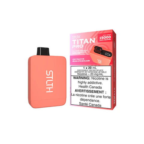 Stlth Titan Pro Disposable Vape - 15,000 Puffs - Juicy Peach Ice