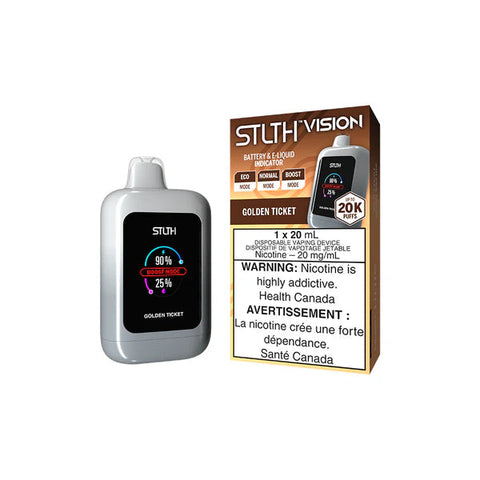 Stlth Vision Disposable Vape - 20K Puffs - Golden Ticket