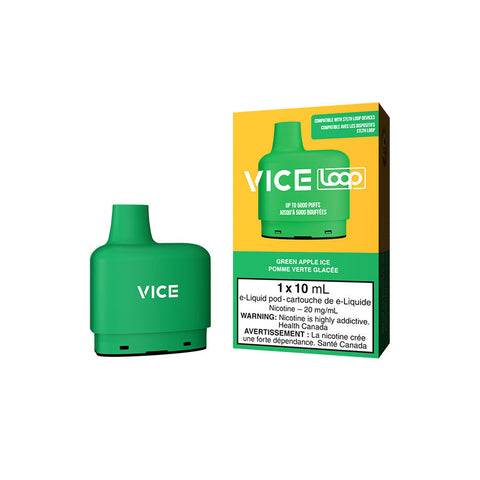 Vice Loop Green Apple Ice Disposable Pod - Canada