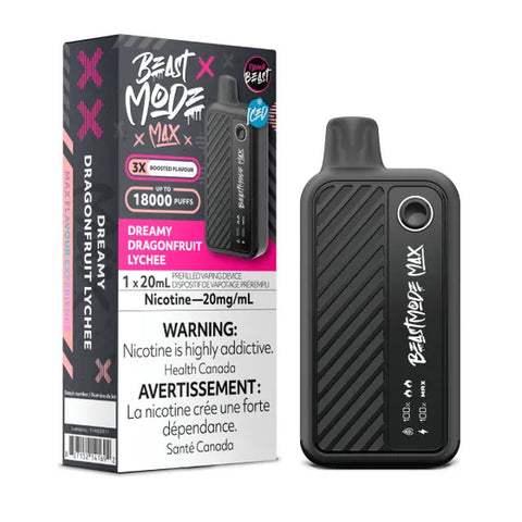 Flavour Beast Beast Mode Max 18K Disposable - 20ML - Dreamy Dragonfruit Lychee