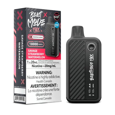 Flavour Beast Beast Mode Max 18K Disposable - 20ML - Savage Strawberry Watermelon