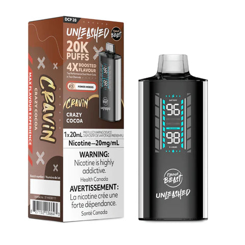 Flavour Beast Unleashed DCP 20K Disposable Vape - Crazy Cocoa