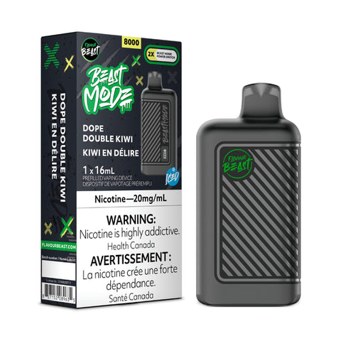 Flavour Beast Beast Mode Max 18K Disposable - 20ML - Dope Double Kiwi