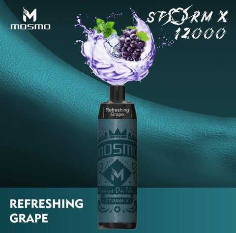 Mosmo Storm X Disposable Vape - Refreshing Grape