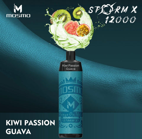 Mosmo Storm X Disposable Vape - Kiwi Passion Guava