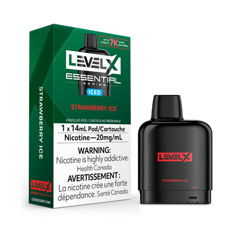 Level X Essential Series - Strawberry Ice  -  Flavour Beast Pods