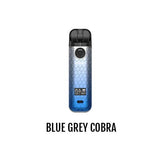 smok novo 4 pod kit blue grey cobra 