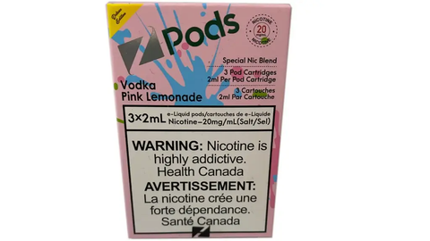 Z pods Supreme Vodka Pink Lemonade