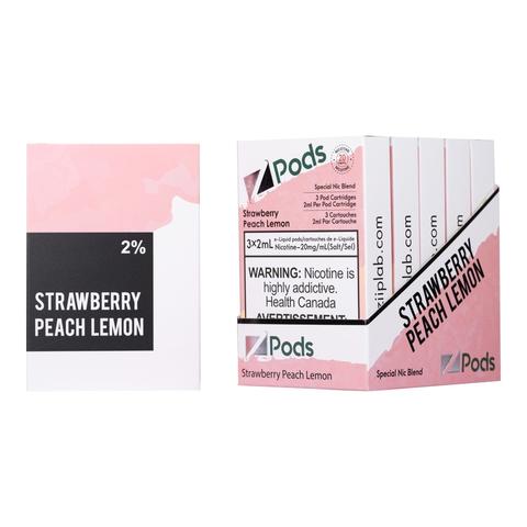 Z Pod Supreme STLTH Compatible Strawberry Peach Lemon
